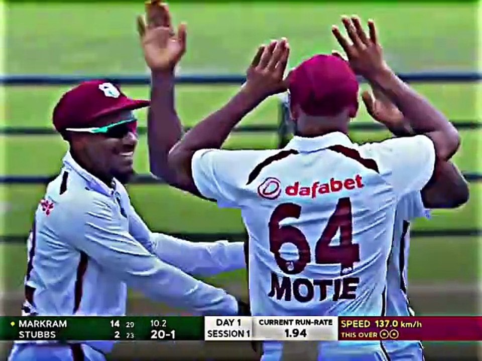 SHAMAR JOSEPH 5 WICKET HAUL TODAY AGAINST SOUTH AFRICA 
