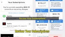Review Your Subscriptions
