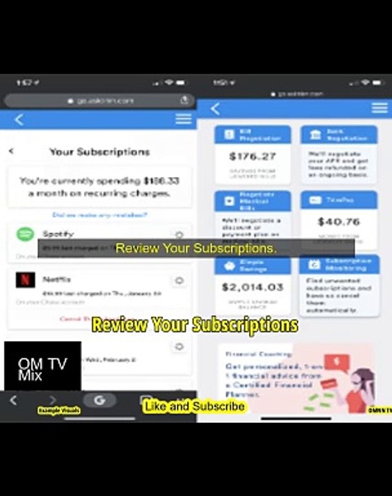 Review Your Subscriptions