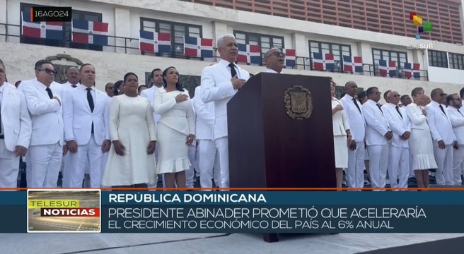 Luis Abinader Asume su Segundo Mandato en República Dominicana