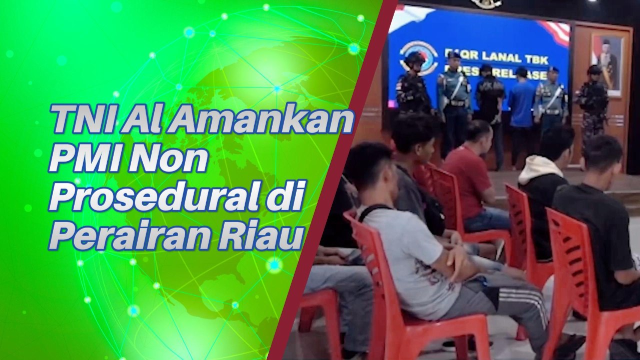 TNI AL Tangkap PMI Non Prosedural Di Perairan Riau
