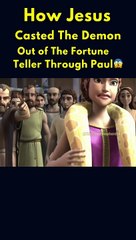 How Jesus CASTED The Demon Out Of The Fortune Teller  #shorts #youtube #catholic #bible #fypシ
