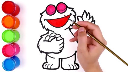 How to Draw Cookie Monster | Drawing and Coloring for Kids