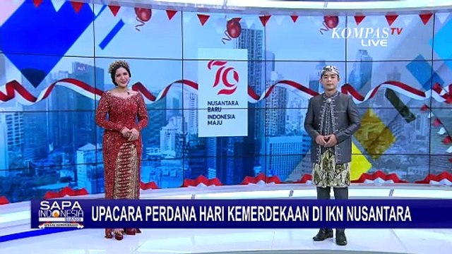 Pimpin Upacara Perdana HUT ke-79 RI di IKN, Begini Tampilan Baju Adat Kustin Presiden dan Ibu Negara
