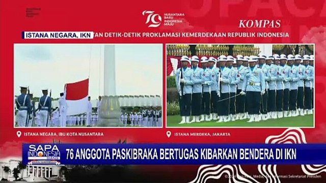 76 Paskibraka dari Berbagai Provinsi Sukses Jalankan Tugas Bersejarah dalam HUT ke-79 RI di IKN
