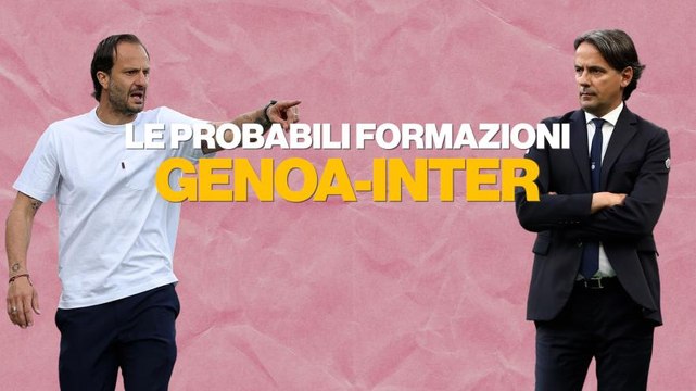 Serie A, Genoa-Inter: le probabili formazioni per la prima giornata
