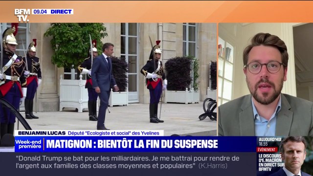 Benjamin Lucas (député Ecologiste et social des Yvelines): Le président de la République a tout fait depuis le résultat des législatives pour retarder le moment de rentrer en cohabitation