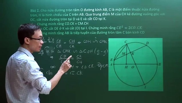16. Bài 04. Tiếp tuyến và phương pháp chứng minh tiếp tuyến. (Luyện thi vào 10 Chuyên Toán CT1 ) - HOCMAI 2024-05-19 16_01