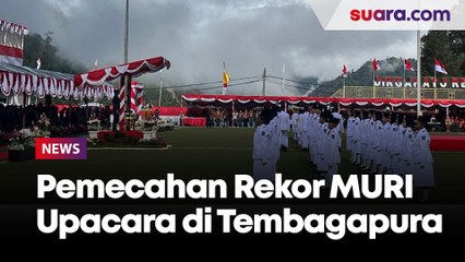 Kemeriahan Upacara 17 Agustus di Tembagapura, Sekaligus Pemecahan Rekor MURI