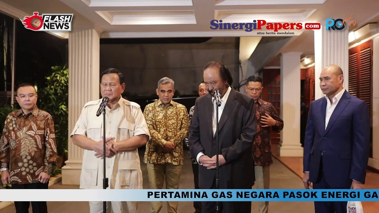 Prabowo Terima Kunjungan Surya Paloh, Nasdem Gabung Koalisi Indonesia Maju