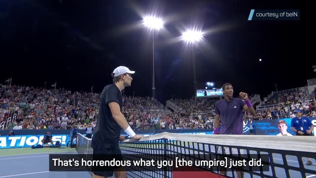 Draper beats Auger-Aliassime after controversial match point