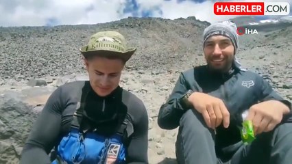 Bedensel engelli Rus dağcı, Ağrı Dağı zirvesine tırmandı