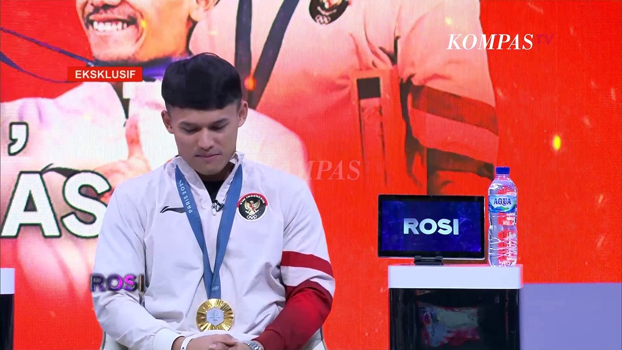 Perjuangan Rizki, dari Operasi Usus Buntu hingga Medali Emas Angkat Besi Olimpiade Paris | ROSI