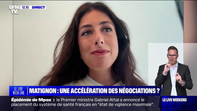 Matignon: Je crois qu'il est plus que jamais important de prendre son temps , estime Shannon Seban, présidente du groupe Renaissance en Seine-Saint-Denis