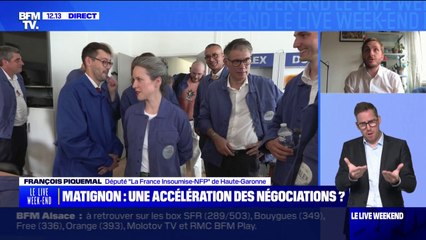 Réunion à l'Élysée: "Nous avons un président qui n'accepte pas les résultats démocratiques quand ils lui déplaisent, au point de faire des tergiversations",  affirme François Piquemal, député "LFI-NFP"