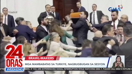 Mga mambabatas sa Turkiye, nagbugbugan sa sesyon | 24 Oras Weekend