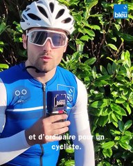 Adam, participe en tant qu'auditeur aux 24 Heures vélo avec France Bleu Maine