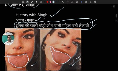 Strange - Amazing ! Lakayo became the woman with the widest tongue in the world