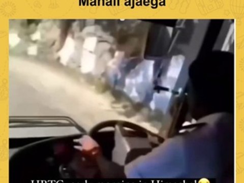 When The Bus Driver is heavy Driver. HRTC- early morning in Himachal #ManaliMadness #Himalayan Humor #TravelLaughs #ManaliDiaries #MountainMishaps #WanderlustWoes #SnowySilliness #TravelFunnies #HillStationHilarity #AdventureFails #ManaliMoments #Holiday