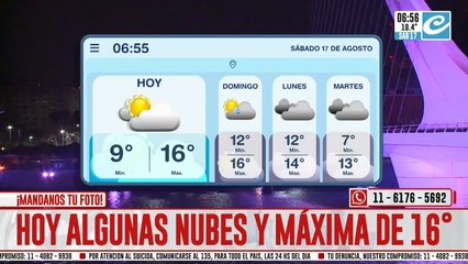 Sábado nublado en la ciudad...¿Cuándo llegan las lluvias?
