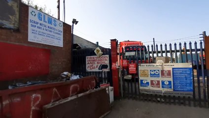 GV  Green Lane motor salvage yard, Bloxwich.