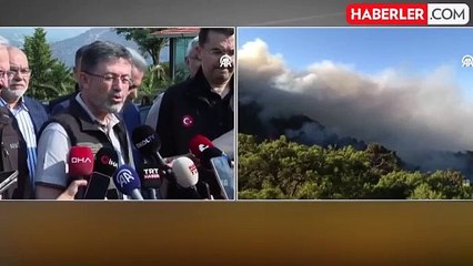Bakan Yumaklı'dan sevindiren haber: Milas yangını kontrol altına alındı, baskı azaltıldı