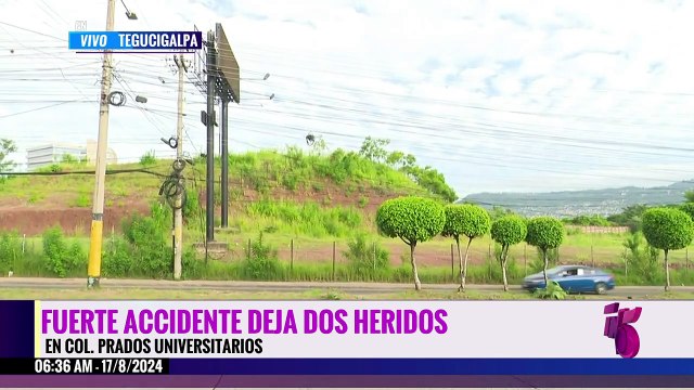 Dos motociclistas resultan heridos en encontronazo vial en Tegucigalpa