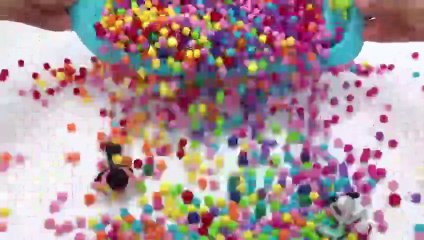 Satisfying Video l Mixing Candy with Making Rainbow Bathtub Cutting ASMR