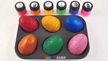 Satisfying Video l How to make Rainbow Lollipop Candy and Glossy Balls into Playdoh Cutting ASMR #57
