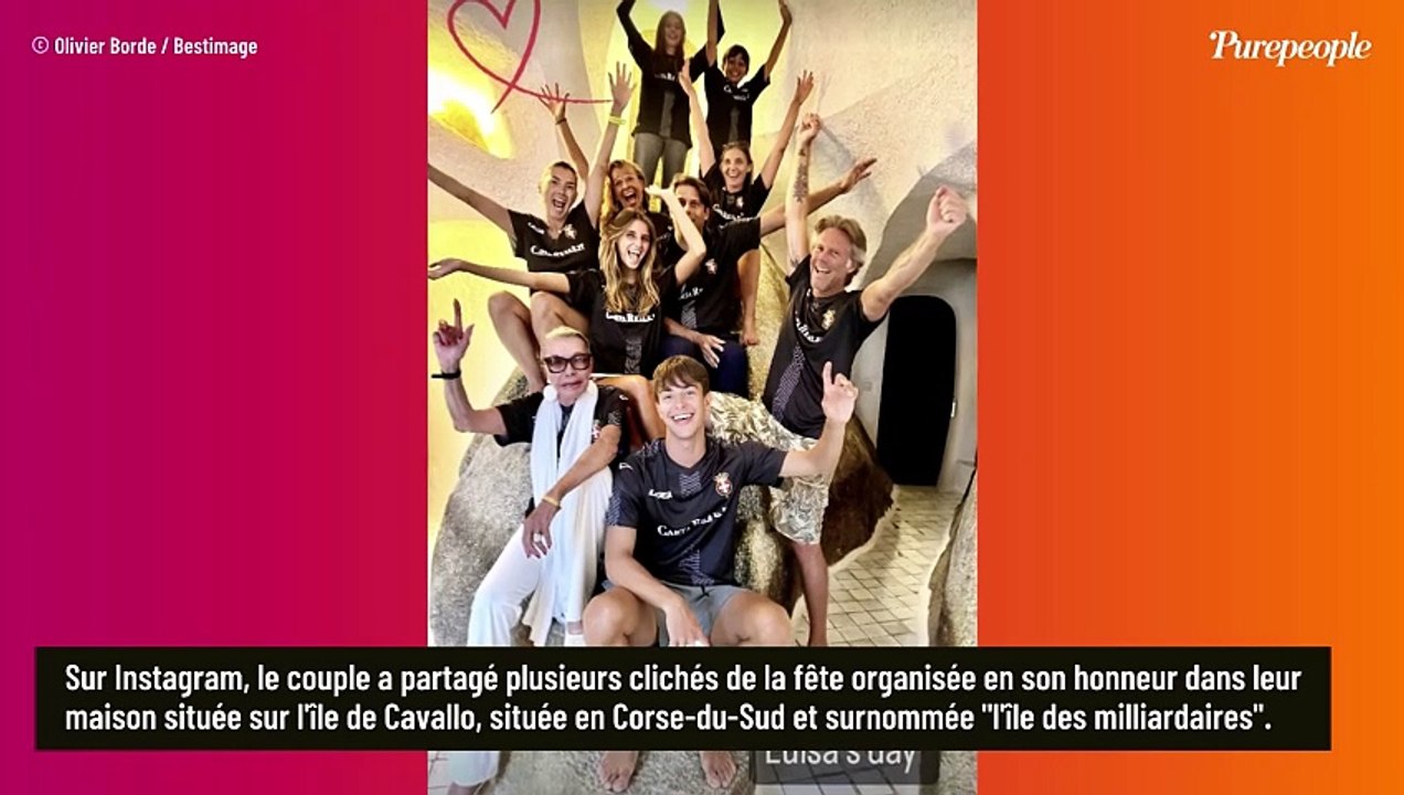 Clotilde Courau et Emmanuel Philibert de Savoie se retrouvent sur une île "aux milliardaires" corse, pour les 18 ans de leur fille Luisa