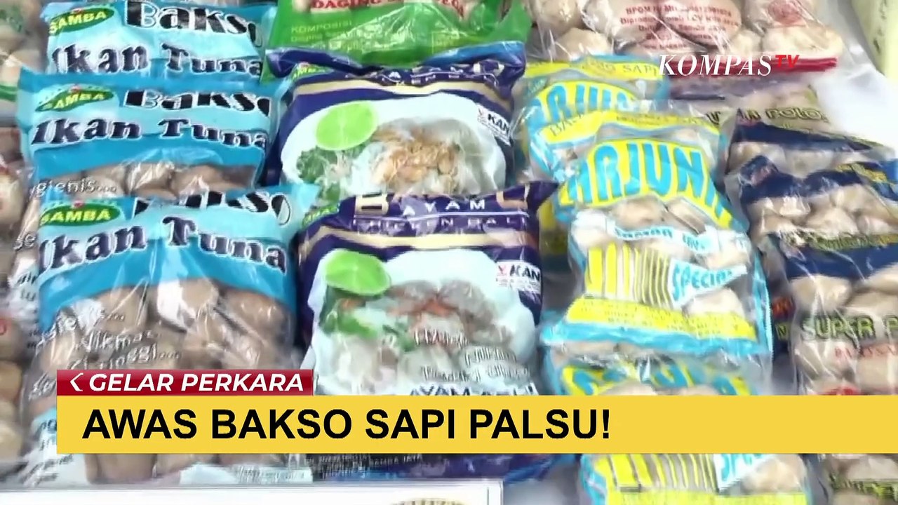 Miris! Polisi Bongkar Produksi Bakso Sapi Palsu, Pelaku Ganti Daging Sapi dengan Jeroan