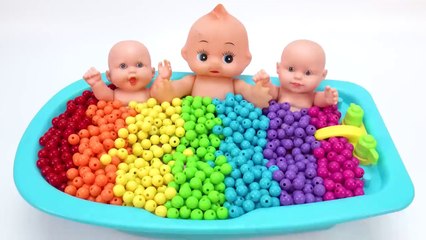 Satisfying Video l Mixing Candy with Making Rainbow Bathtub Cutting ASMR