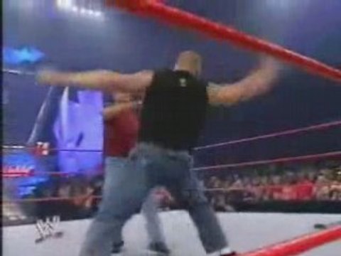 Raw HBK Sweet Chin Music on Brock Lesnar