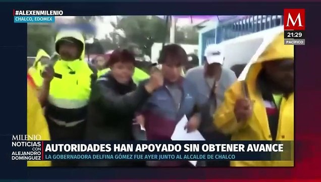 Calles de Chalco llevan mas de 15 días inundadas con aguas negras