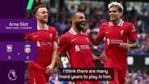 Slot backs Salah to play for 'many more years'