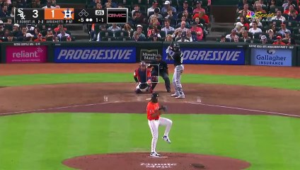 Luis Robert Jr con su jonrón 14 de la temporada con Medias Blancas de Chicago