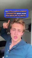 Un site à absolument connaître pour avoir des idées en illimité 