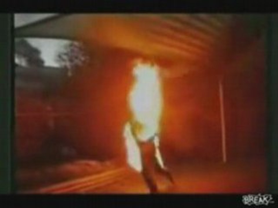 Fire Stunt Goes Bad