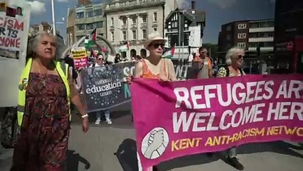 Anti-racism protest takes place in Dover