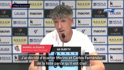 Real Sociedad - Merino à Arsenal ? Alguacil ne le convoque pas pour le 1er match