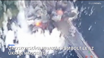 Orosz területen rombolt le hidakat az ukrán hadsereg
