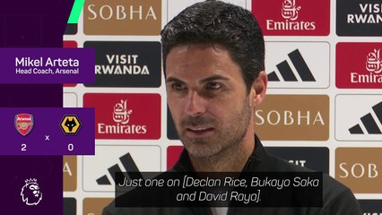 Arteta credits Saka, Rice and Raya's mentality after opening day victory