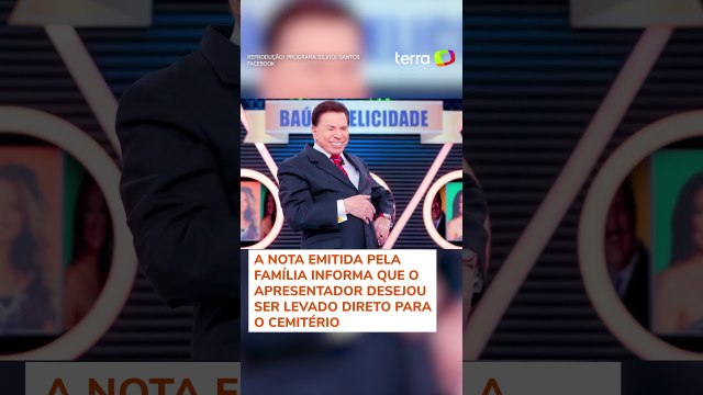 SBT diz que não haverá velório de Silvio Santos #shorts