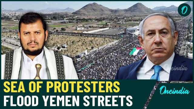 Massive Yemen Uprising: Hundreds of Thousands Rally Against Israeli 'Genocide' in Gaza | Watch