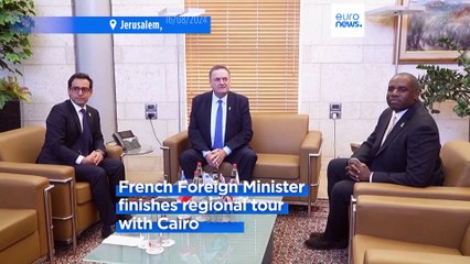 France tries to bring ceasefire deal one step closer during talks in Cairo