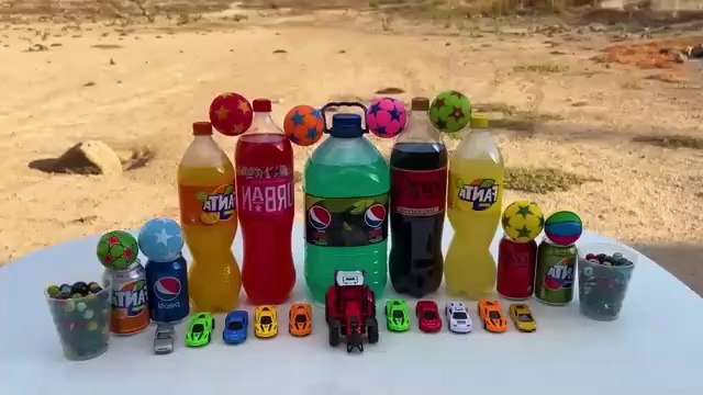 Dump Truck Marble Run Race ASMR with Bouncy Balls, Racing Cars in Water Slide l Satisfying Video