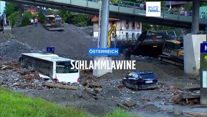 Massiver Erdrutsch in St. Anton am Arlberg