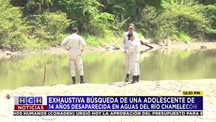 ¡Desesperación! Buscan afanosamente a menor "tragada" por el río Chamelecón