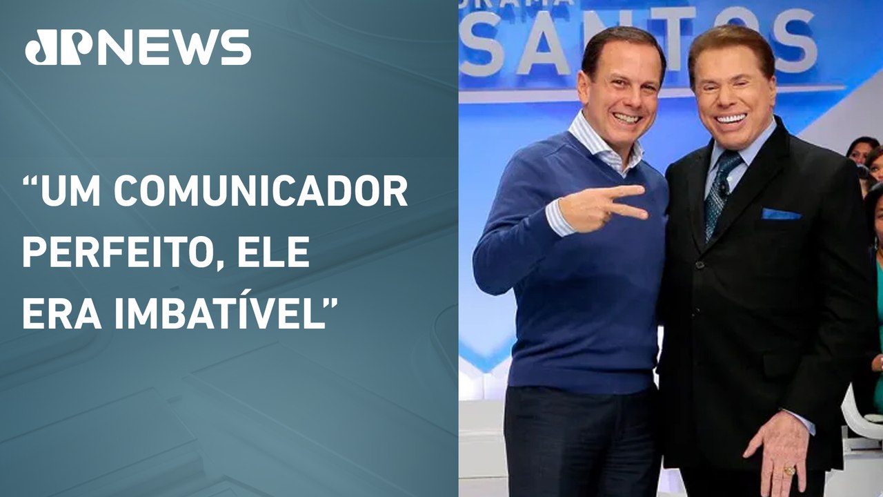 Doria: “Não houve e dificilmente haverá alguém com a dimensão de Silvio Santos na TV brasileira”