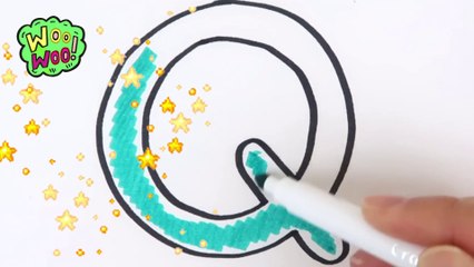 Learn Alphabet A to Z coloring and drawing | English Phonics for Kids | Learn Colors for kids